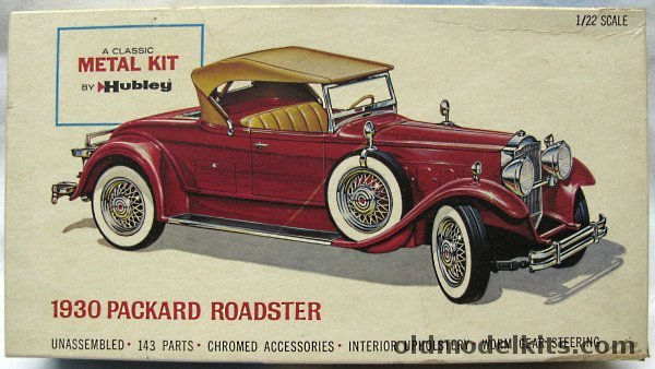 Hubley 1/22 1930 Packard Model 740 Custom Roadster, 4860-500 plastic model kit